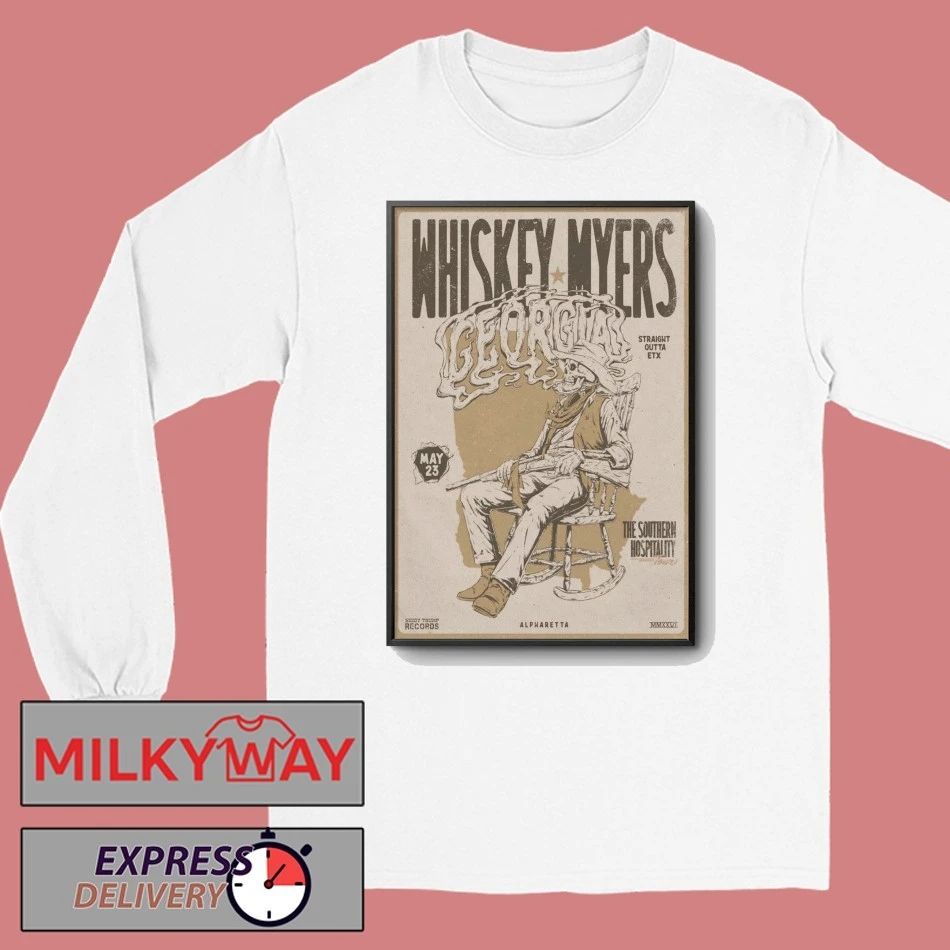 Whiskey Myers At Ameris Bank Amphitheatre On May 23 2026 Poster shirt