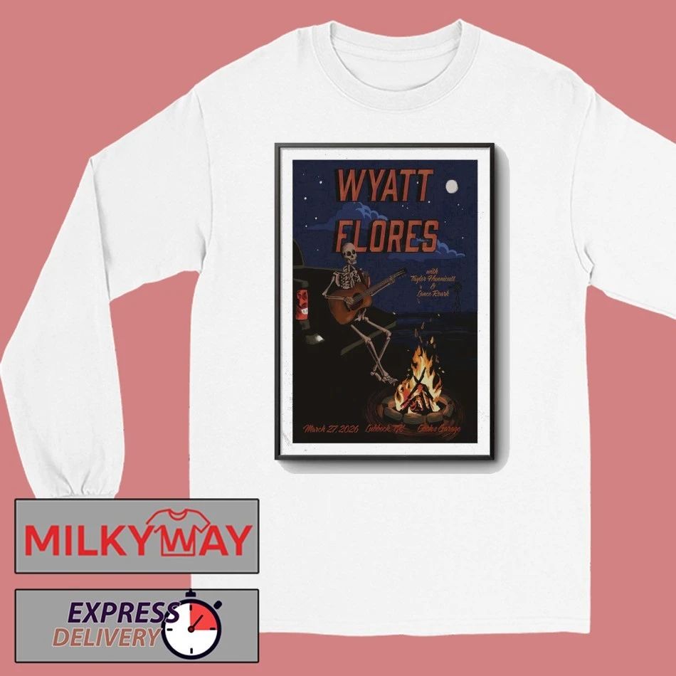 Wyatt Flores March 27 2026 At Cook’s Garage Show Poster shirt