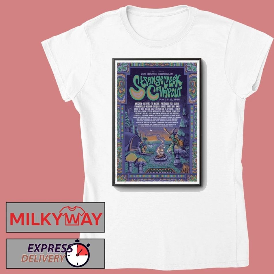 May 22-24 2026 StrangeCreek Campout Poster Camp Kee-Wanee TOUR shirt