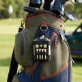 Golfer’s Flask – Leather Case, Tees and Divot Tool Included