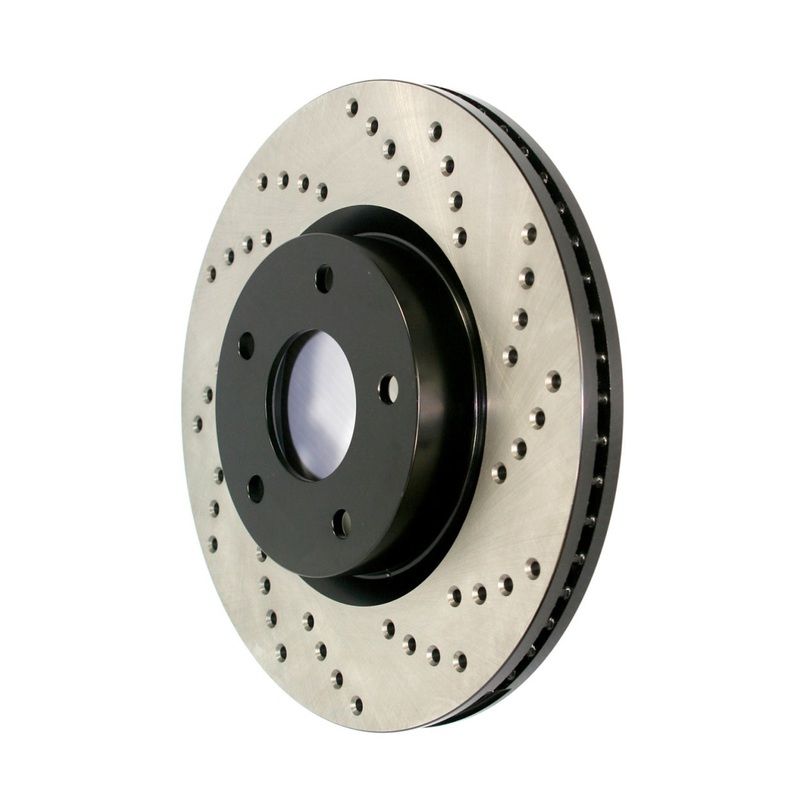StopTech 2018 Honda Civic Type R Cross Drilled Left Rear Rotor