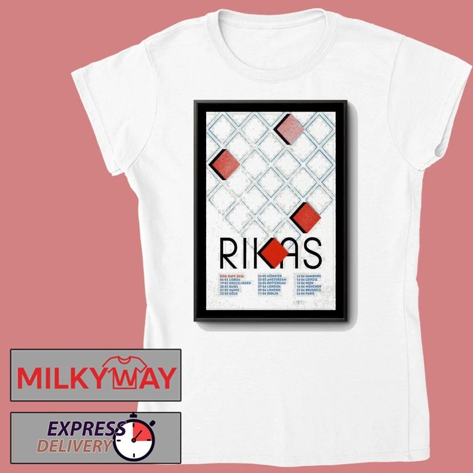 Poster Rikas Dog Days Tour 2026 shirt