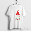 Classic Ho Ho Ho Gnome Holding Merry Christmas Sign T Shirts