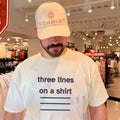 England Football Three Lions Three Lines On A shirt