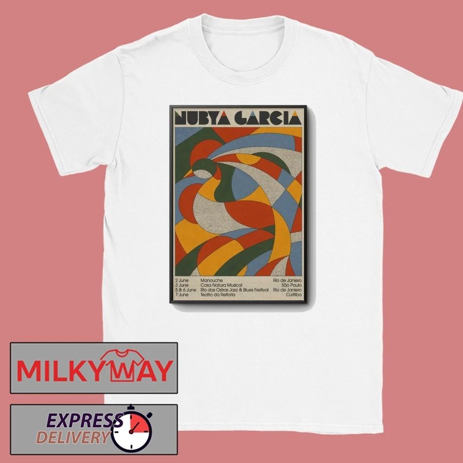 Nubya Garcia 2026 Brazil Tour Poster shirt