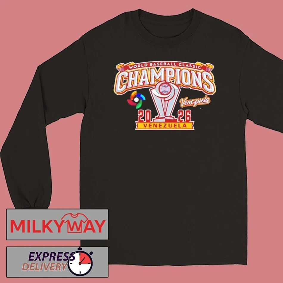Venezuela Baseball World Baseball Classic 2026 Champions Trophy Cup shirt