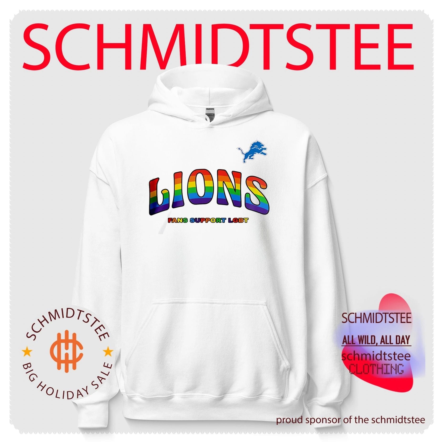 Detroit Lions Fans Support LGBT Pride Month shirt