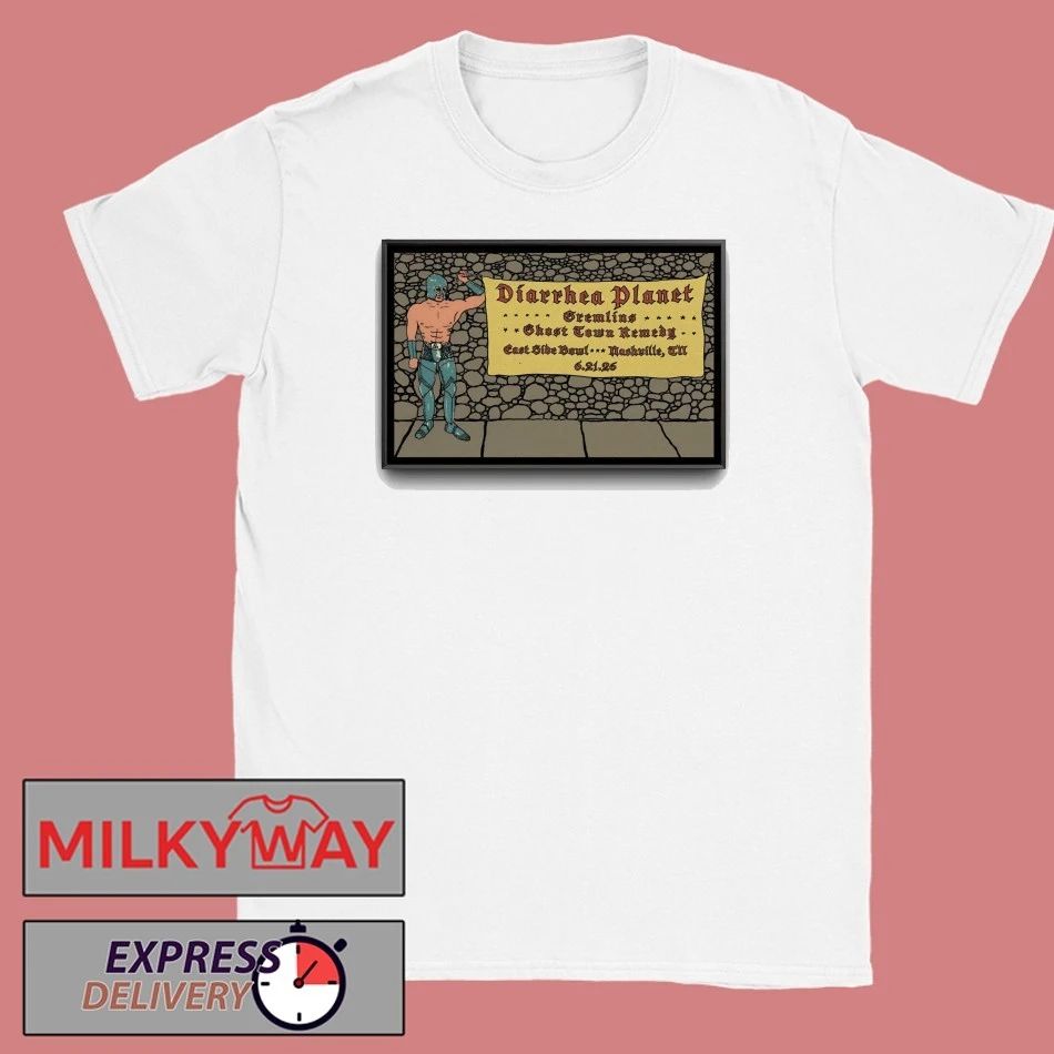 DIARRHEA PLANET 6 21 2026 Nashville TN Poster shirt