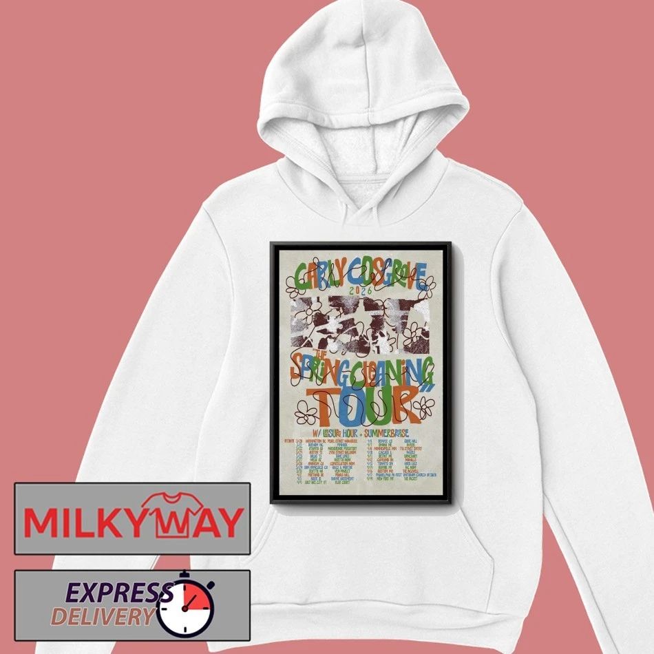 Carly Cosgrove The Spring Cleaning Tour 26 Poster shirt