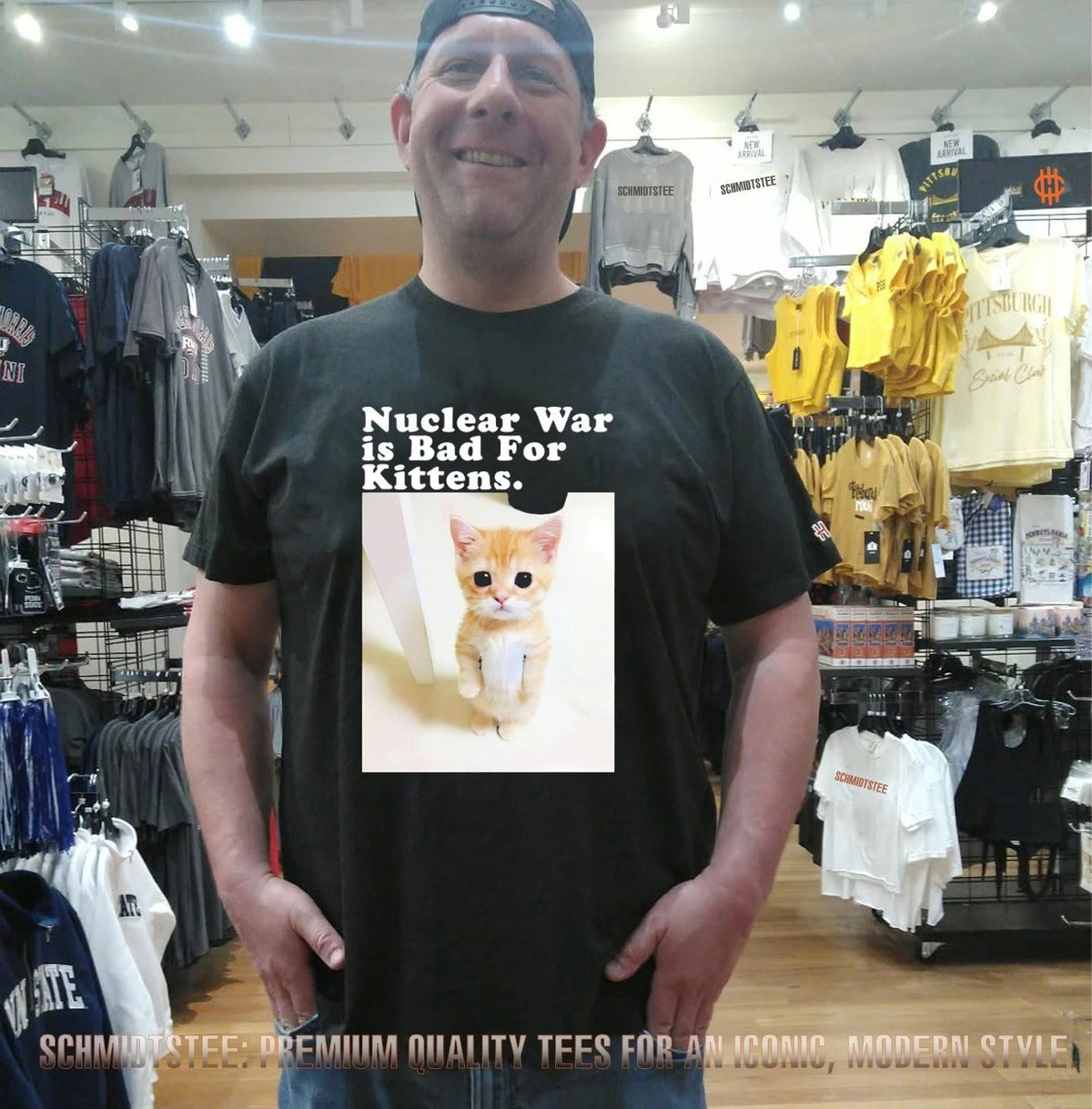 Cat nuclear war is bad for kittens shirt