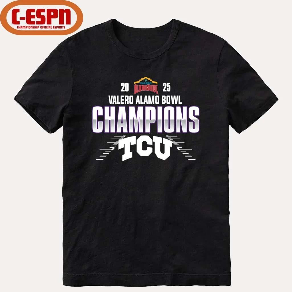 TCU Horned Frogs Valero Alamo Bowl Champions T-Shirt