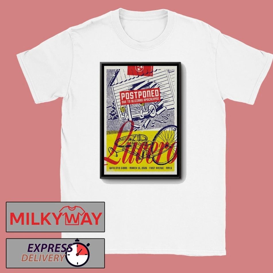 Lucero Mar 15 2026 First Avenue in Minneapolis MN Poster shirt