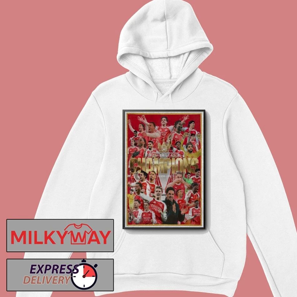 LIMITED Poster Arsenal Premier League Champions Home 2026 shirt