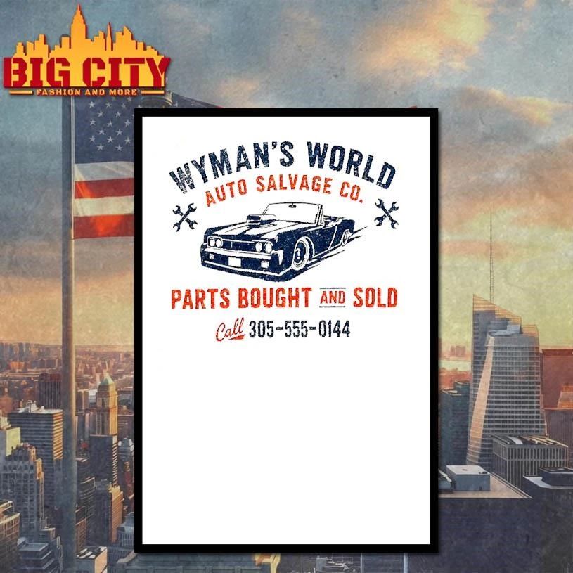 Grand Theft Auto VI GTA 6 Wymans World Auto Salvage Shirt