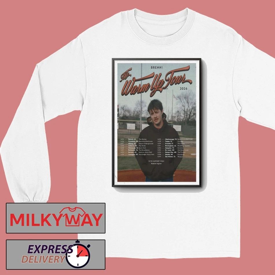 Brenn! 2026 The Warm Up Tour Poster shirt