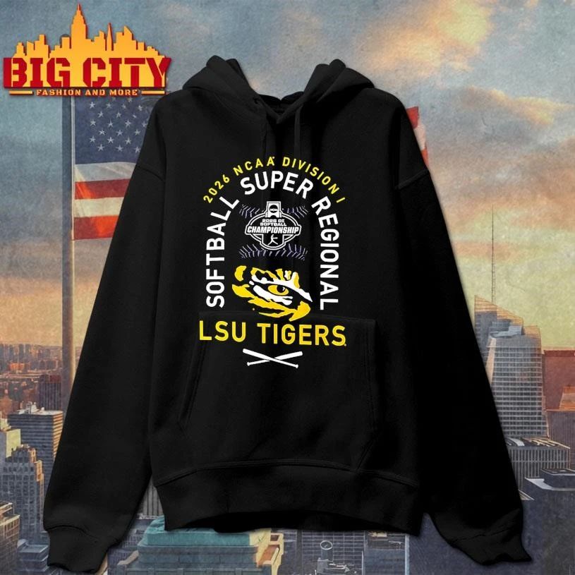 LSU Tigers NCAA Division I NCAA Softball Super Regional 2026 Shirt