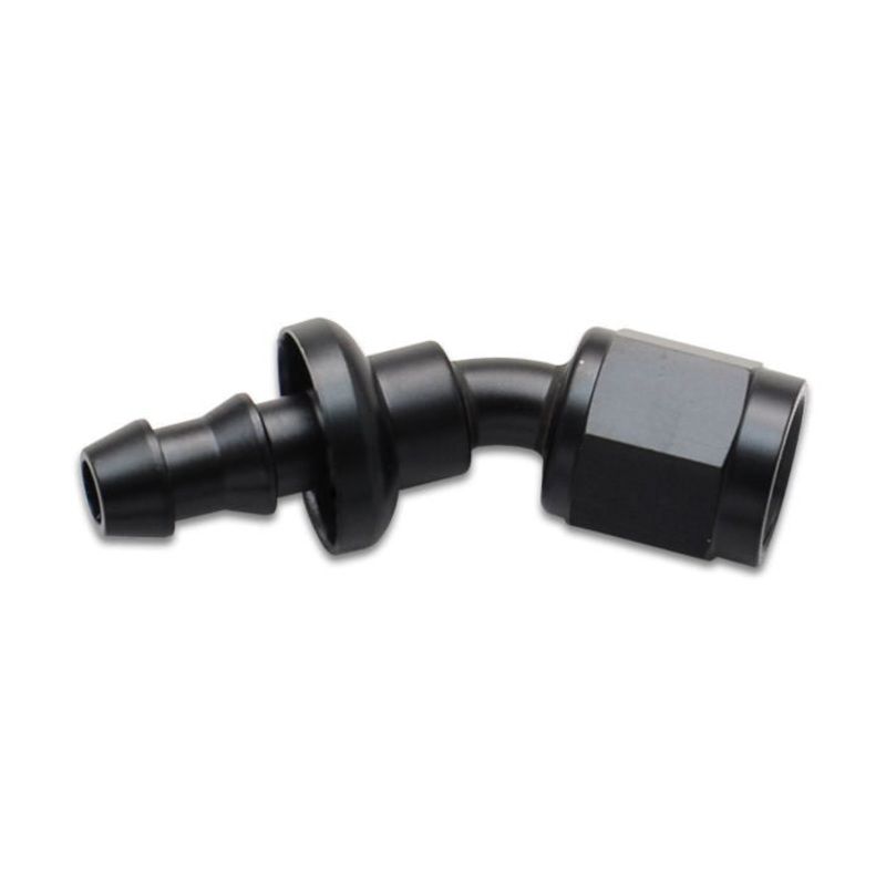 Vibrant Performance 22312 -12 Black Push-On Hose End Fitting 30 Degree