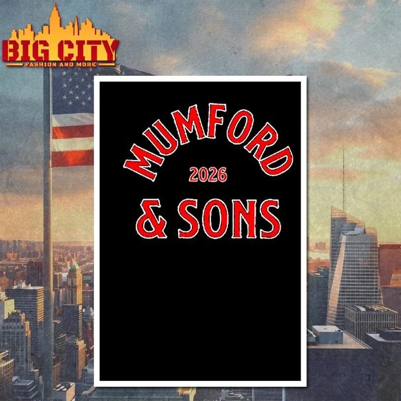 Mumford And Sons In Boston MA On June 22 2026 Tour Shirt