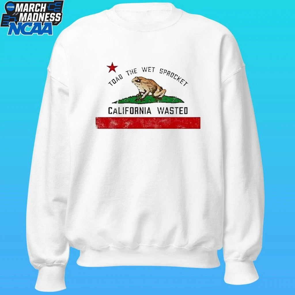 Toad The Wet Sprocket California Wasted Flag Parody Shirt
