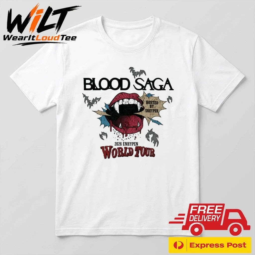 Enhypen Blood Saga World Tour Shirt
