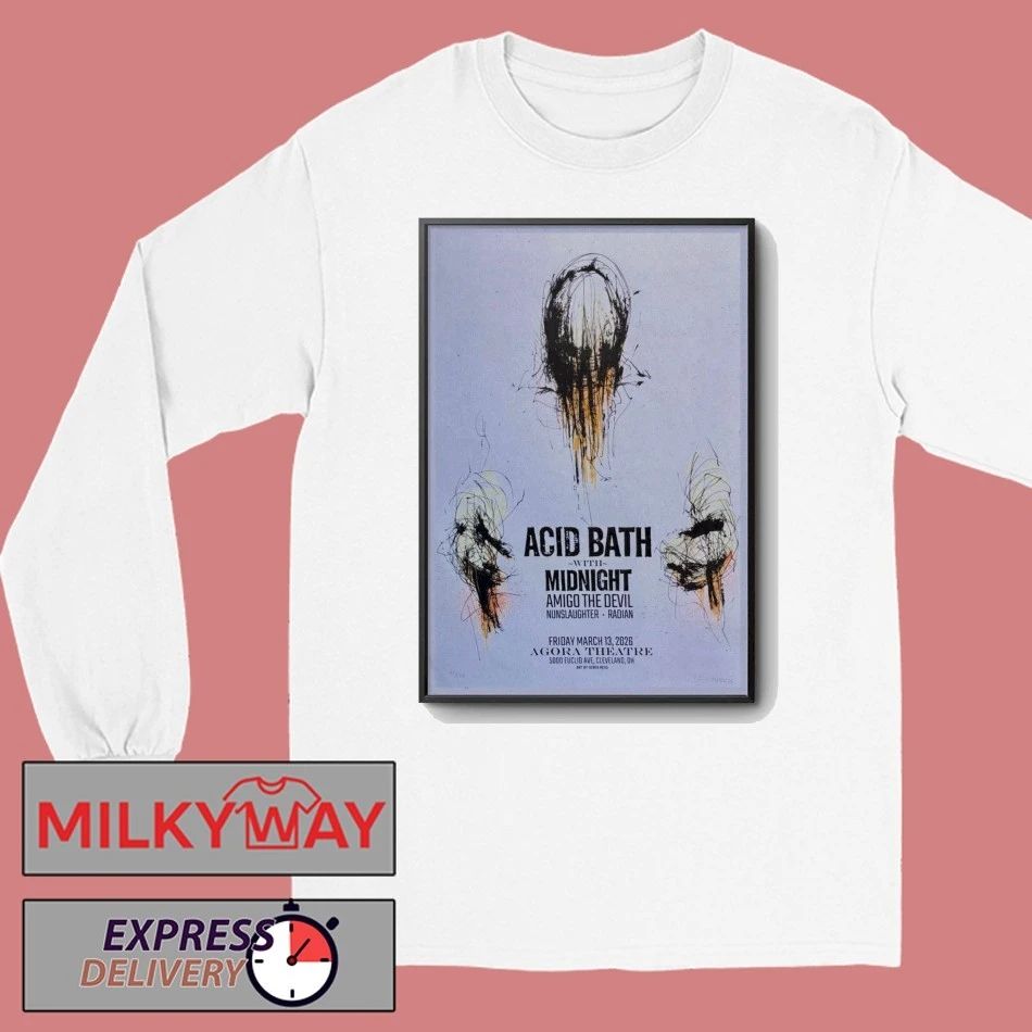 Cleveland, Ohio Poster Acid Bath Mar 13 2026 shirt