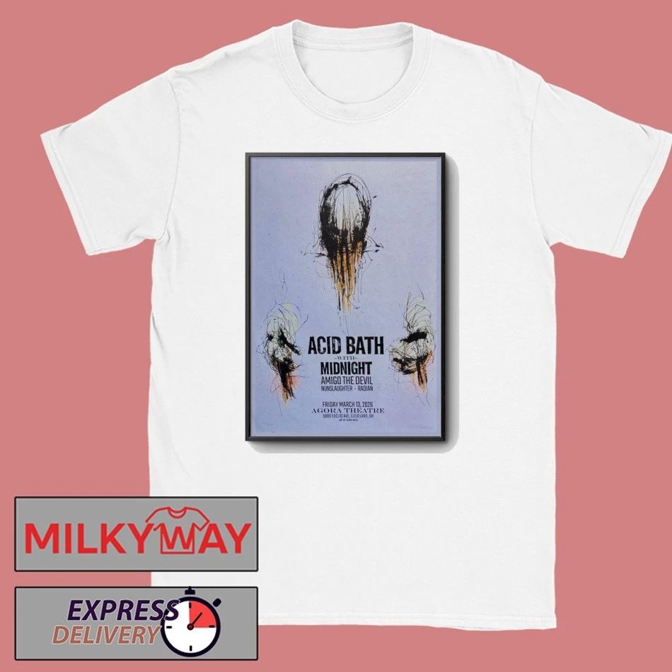 Cleveland, Ohio Poster Acid Bath Mar 13 2026 shirt