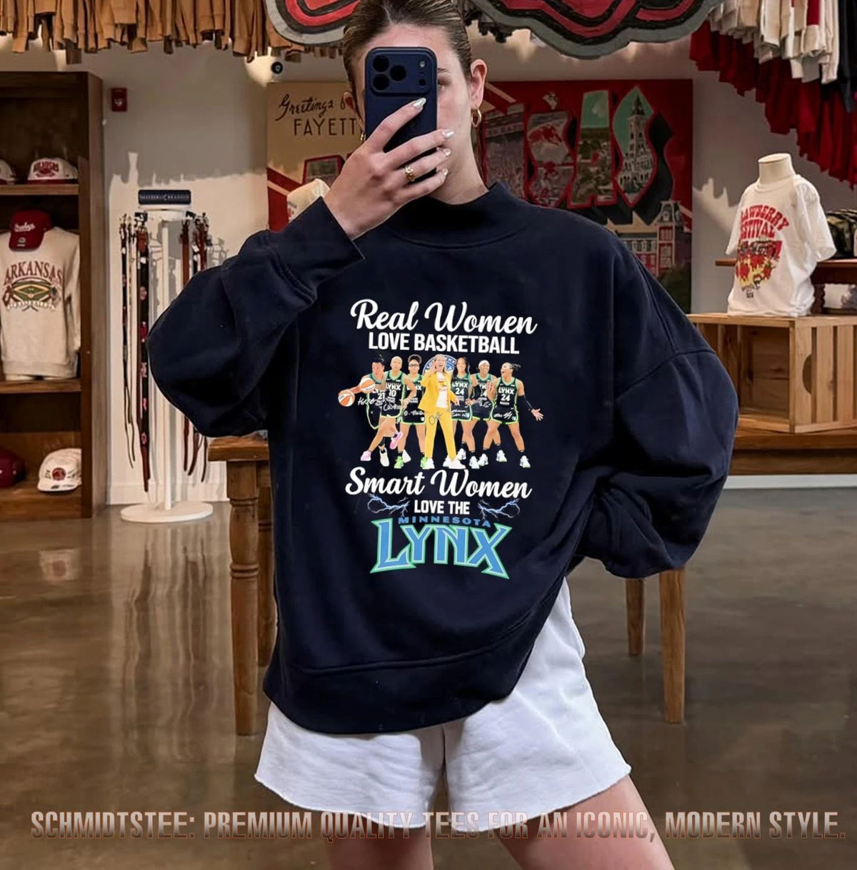 Real women love basketball smart women love the Minnesota Lynx shirt