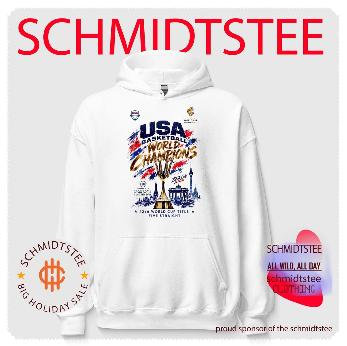 USA Women’s Basketball FIBA World Cup Champions 2026 12th World Cup Title Five Straight shirt