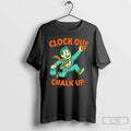 Classic Clock Out Chalk Up Cartoon T Shirts