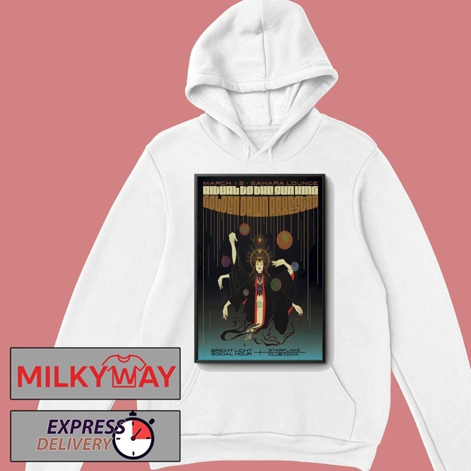 Golden Dawn Arkestra Austin, TX March 13 2026 Sahara Lounge Tour Poster shirt