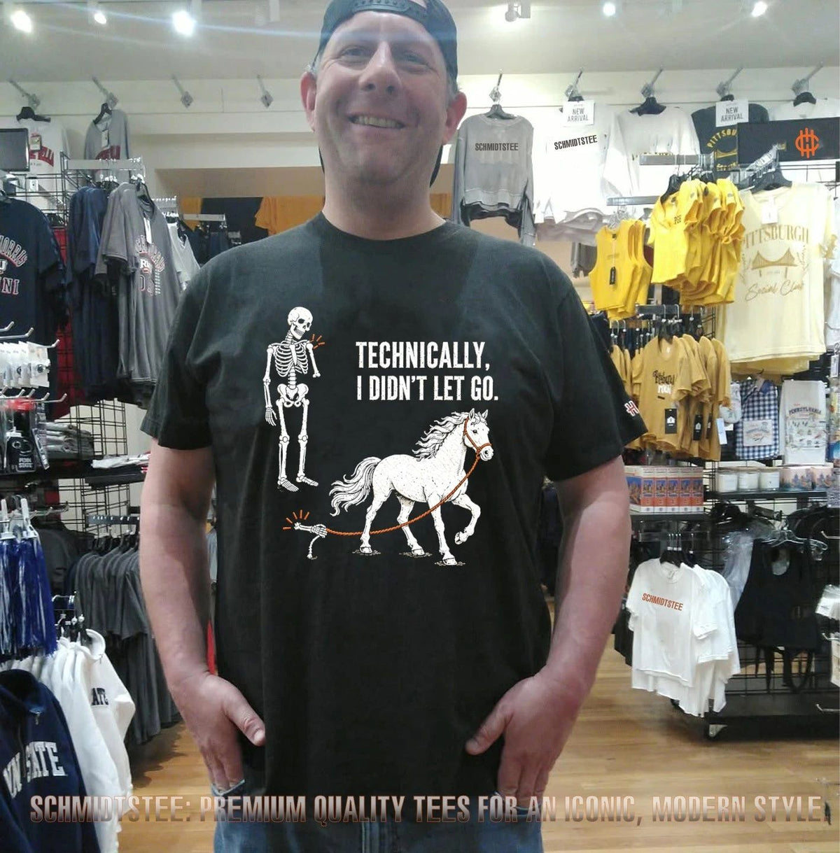Horse Technically I Didnt Let Go Halloween 2026 shirt