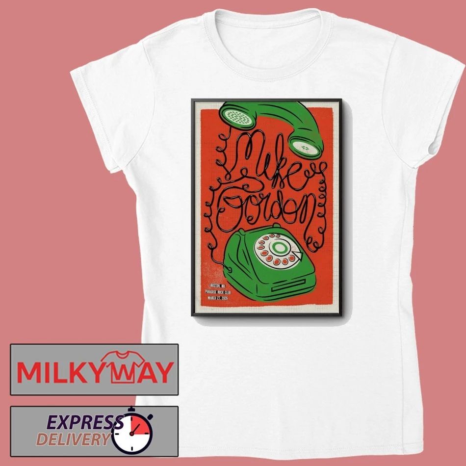 Limited Edition Mike Gordon March 27 2026 Boston, MA Poster shirt