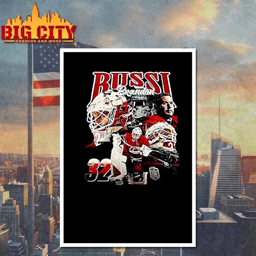 Brandon Bussi Carolina Hurricanes Hockey Nhl 2026 Player Graphic Shirt