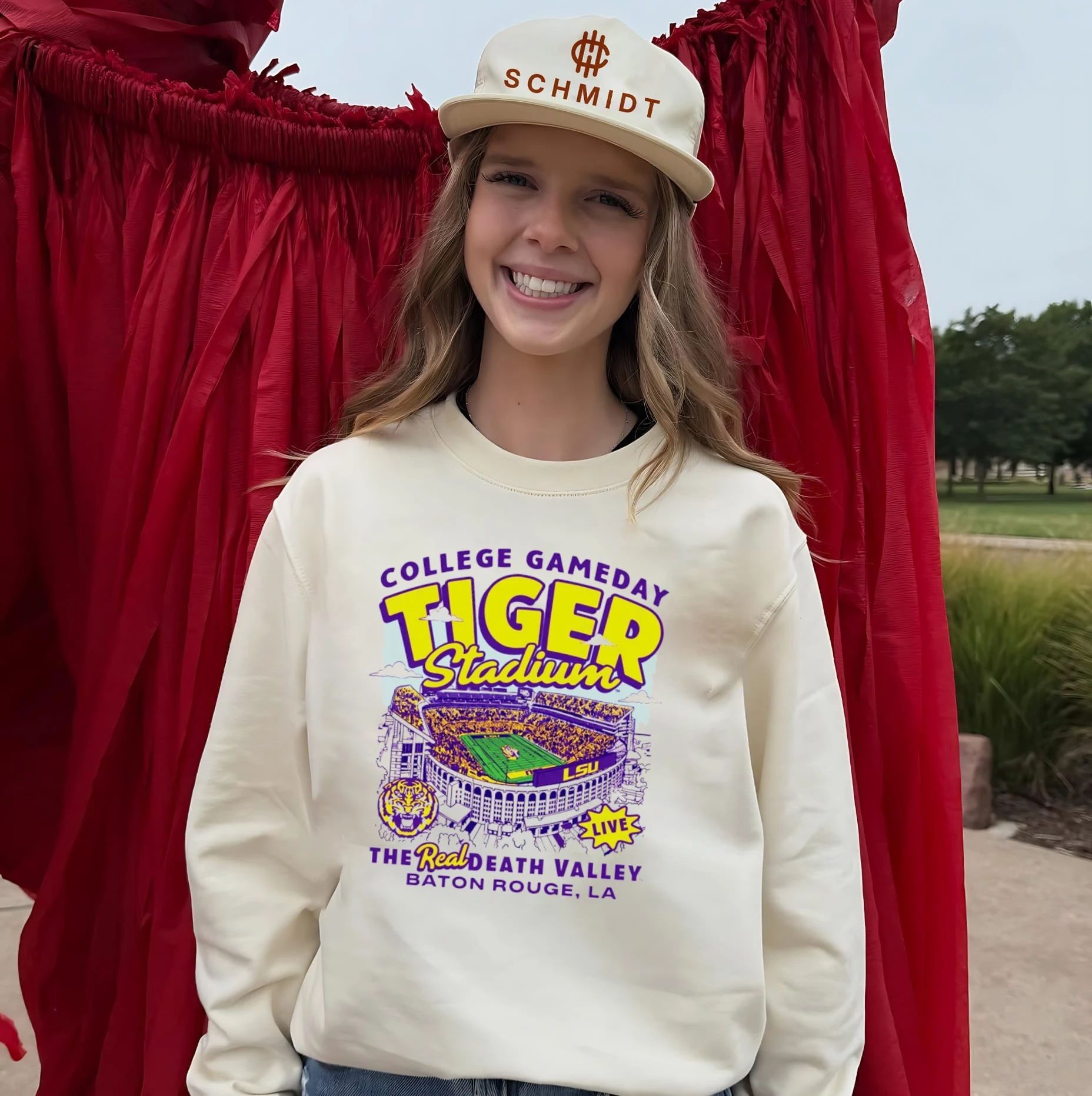 College GameDay LSU Tiger Stadium The Red Death Valley shirt