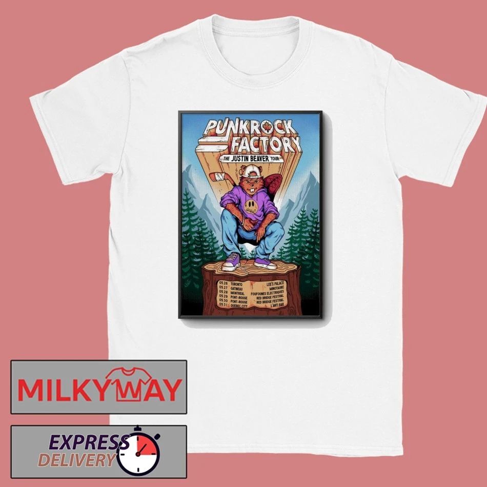 2026 Punk Rock Factory The Justin Beaver Tour Poster shirt