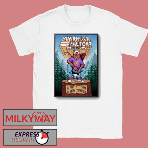 2026 Punk Rock Factory The Justin Beaver Tour Poster shirt