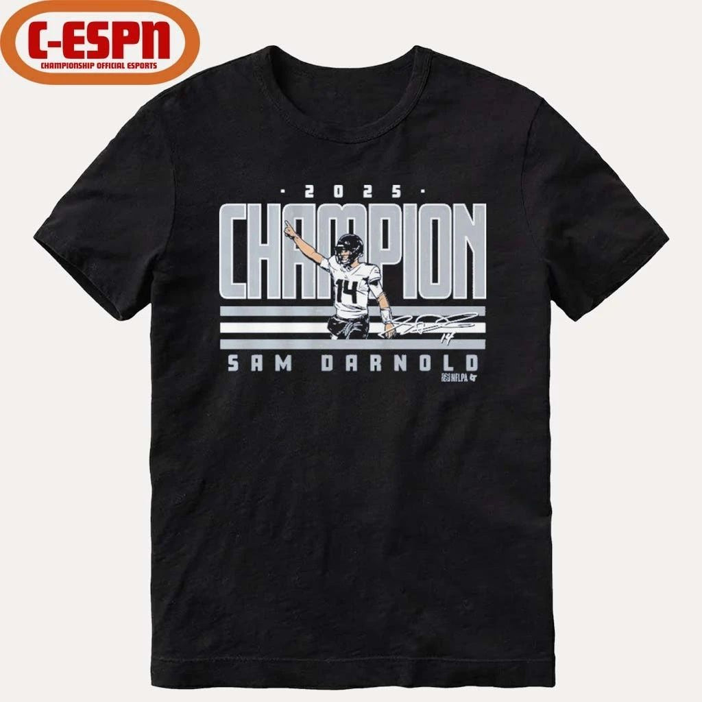 Sam Darnold 2025 World Champion Shirt