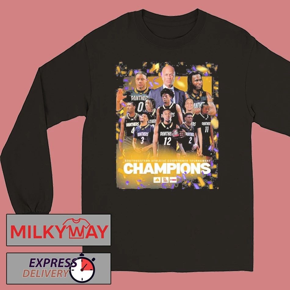 Prairie View A&M University Panthers Men’s Basketball PVAMU 2026 SWAC Champions shirt