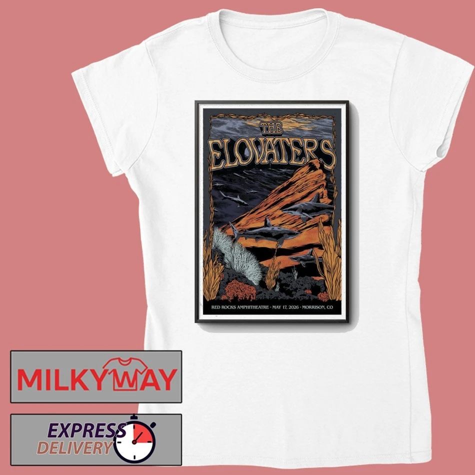 LIMITED May 17 2026 The Elovaters Red Rocks POSTER Tour shirt