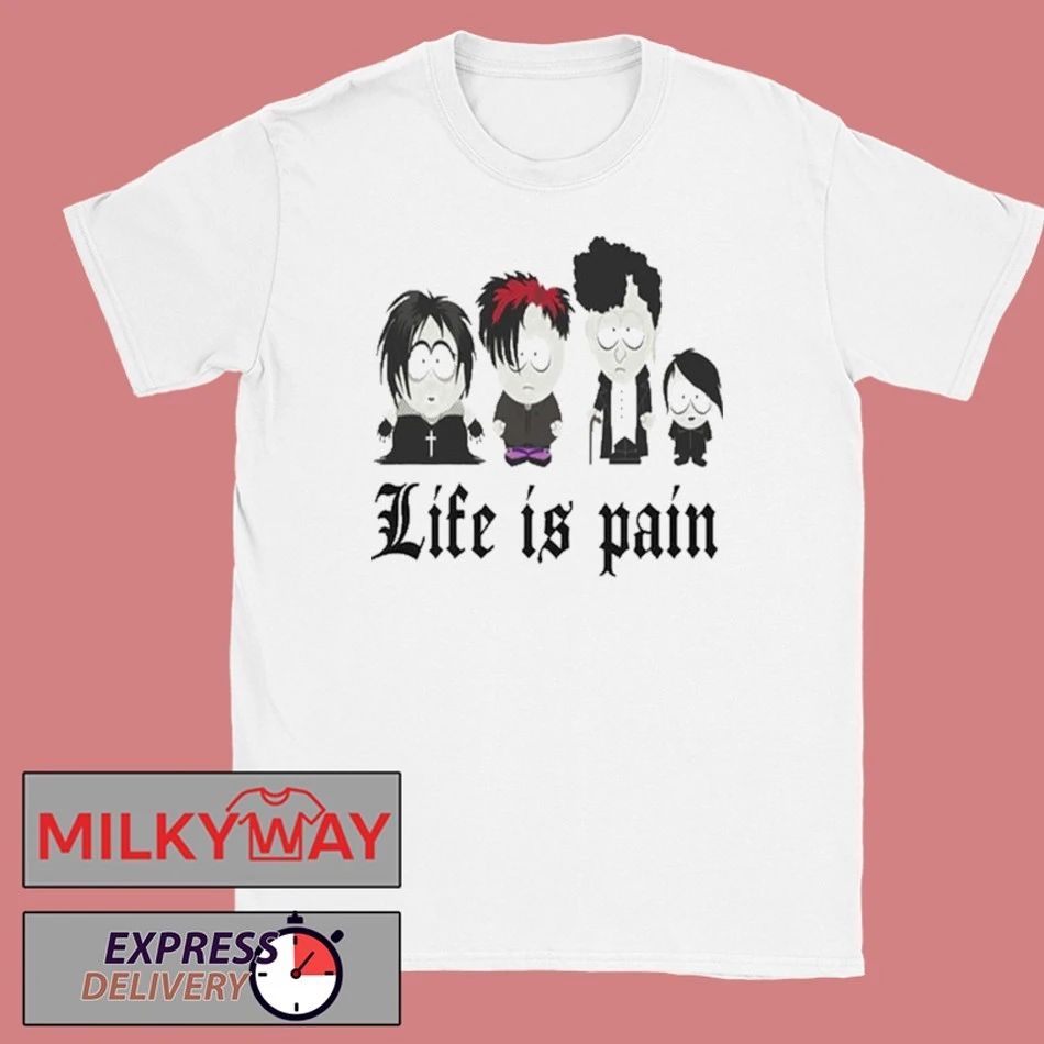 South Park WHITE Goth Shirt