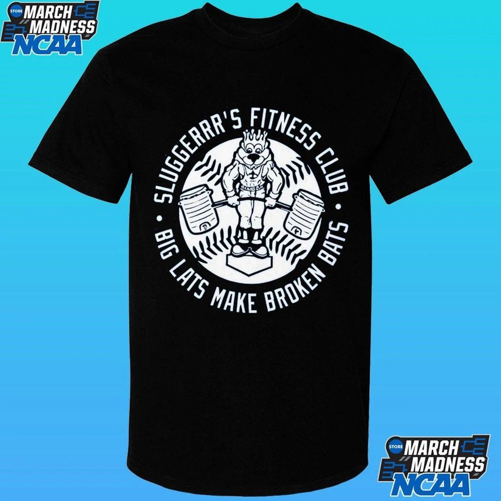 Kansas City Royals Sluggerrr Fitness Club Big Lats Make Broken Bats Gym Shirt