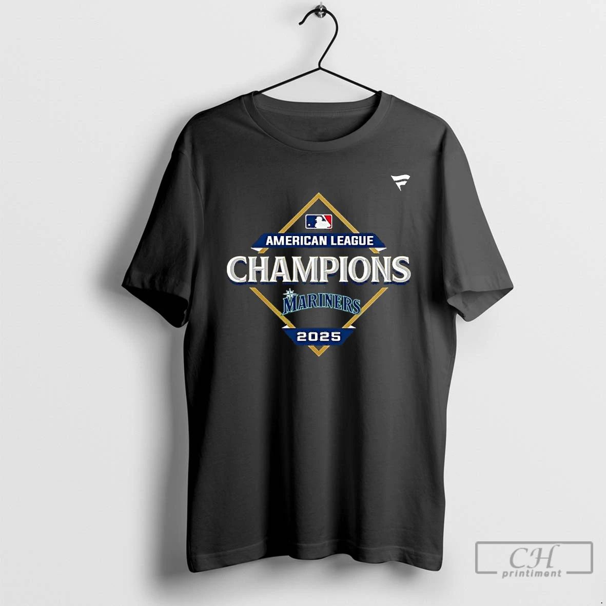 Classic Seattle Mariners 2025 American League Champions Locker Room T Shirts