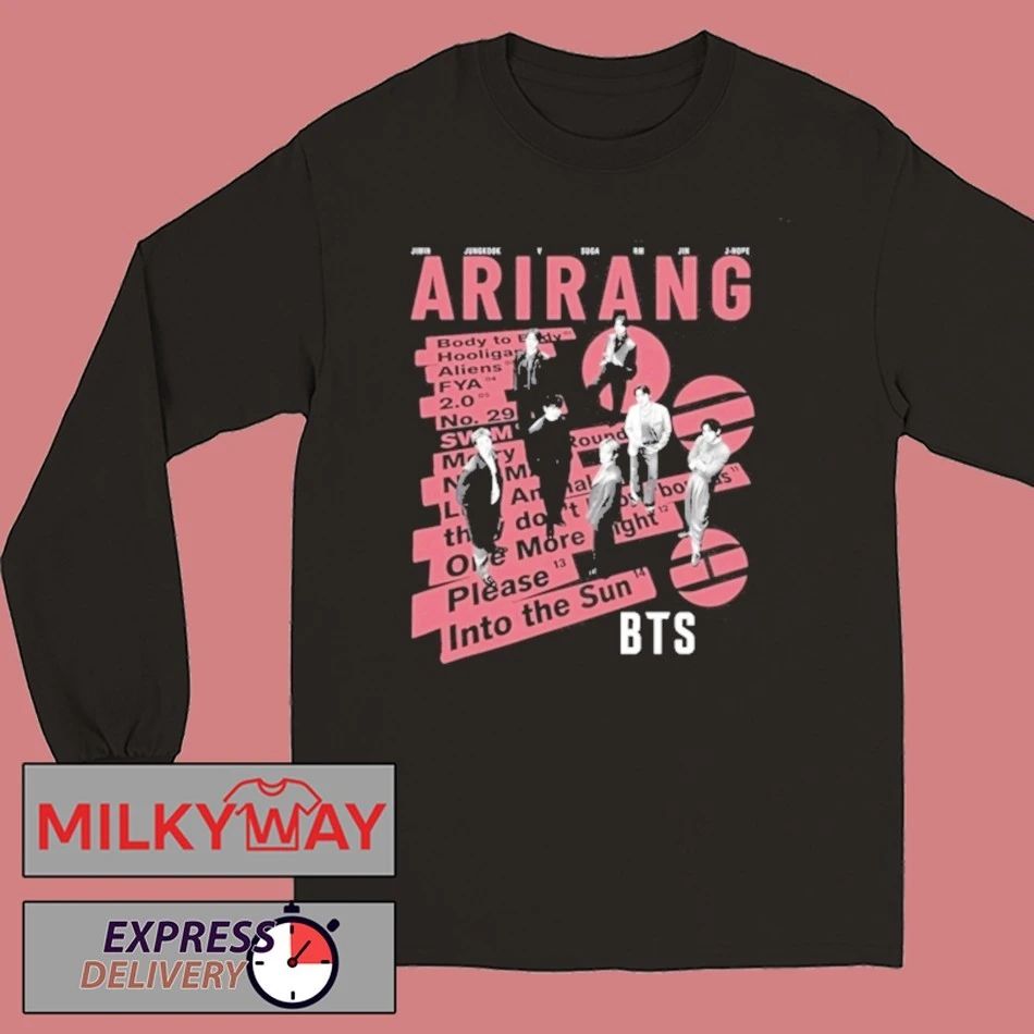 Bangtan 2026 Concert Bts Arirang World Tour Shirt