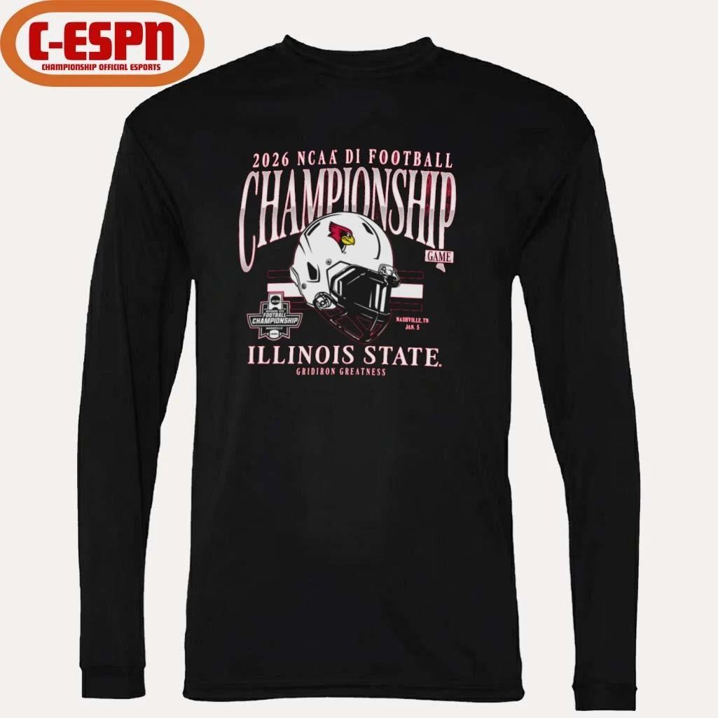 Illinois State Redbirds 2026 FCS Football Championship Helmet Shirt
