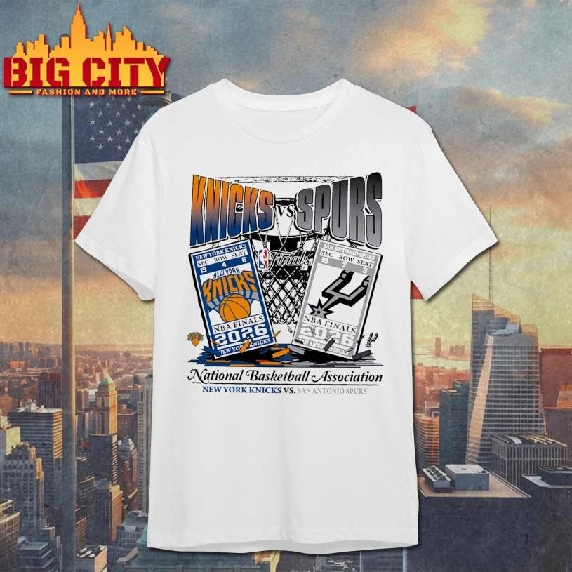 San Antonio Spurs Men’s ’47 Brand 2026 NBA Finals Matchup Franklin Shirt