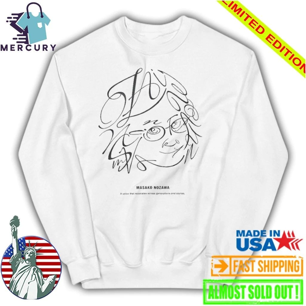 Masako Nozawa A voice that resonates across generations and stories shirt