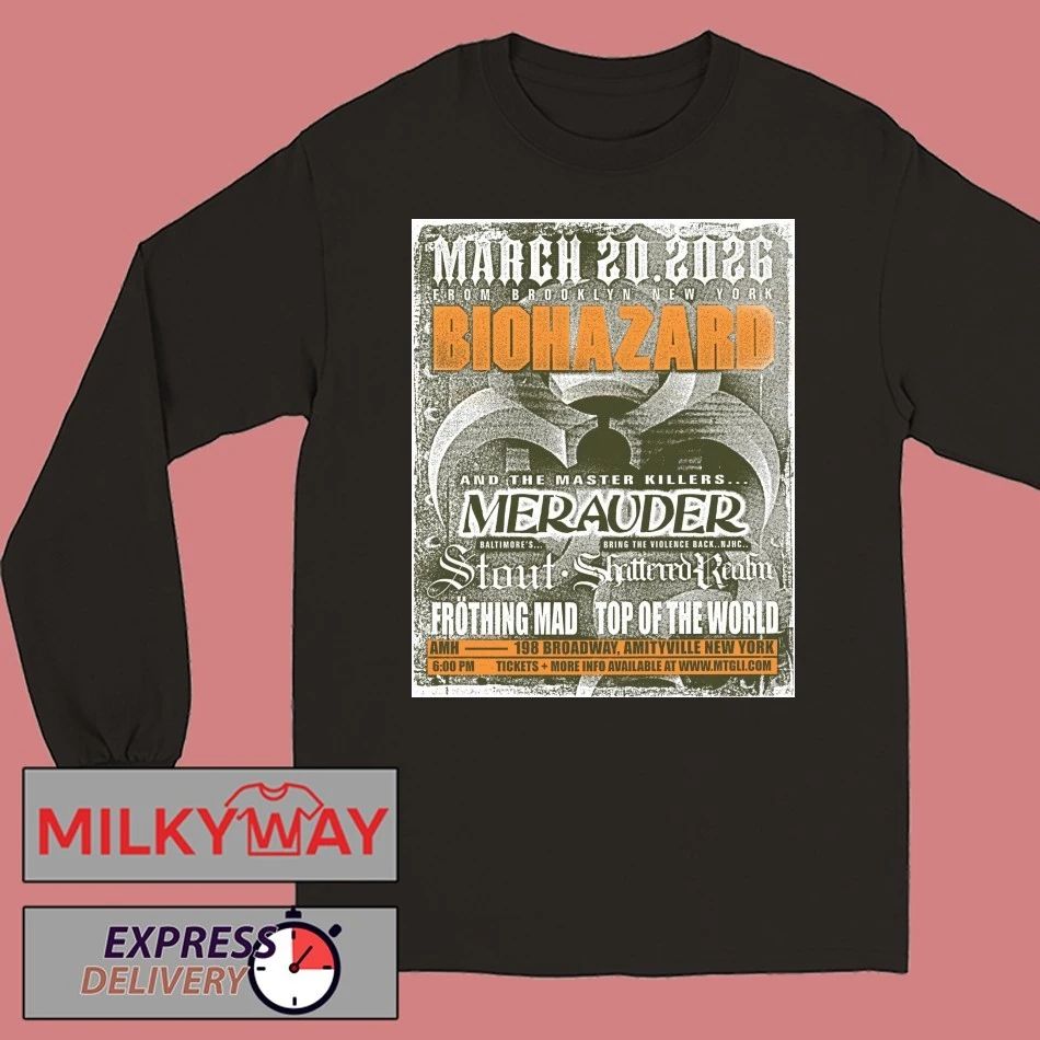 Biohazard Strong Island 2026 Shows At Amityville Music Hall March 20 21 2026 shirt