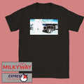 Vintage Lowrider Car Girl Bikini Back View Graphic Shirt