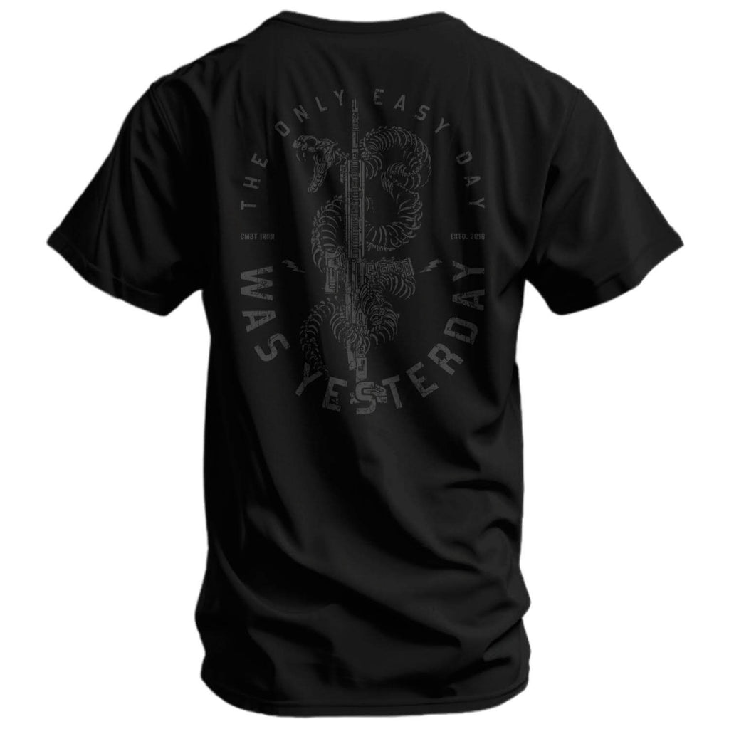 Only Easy Day Was Yesterday Rifle Men's T-Shirt Hoodie, Sweatshirt | CoreVibeTees.com (Image 3)