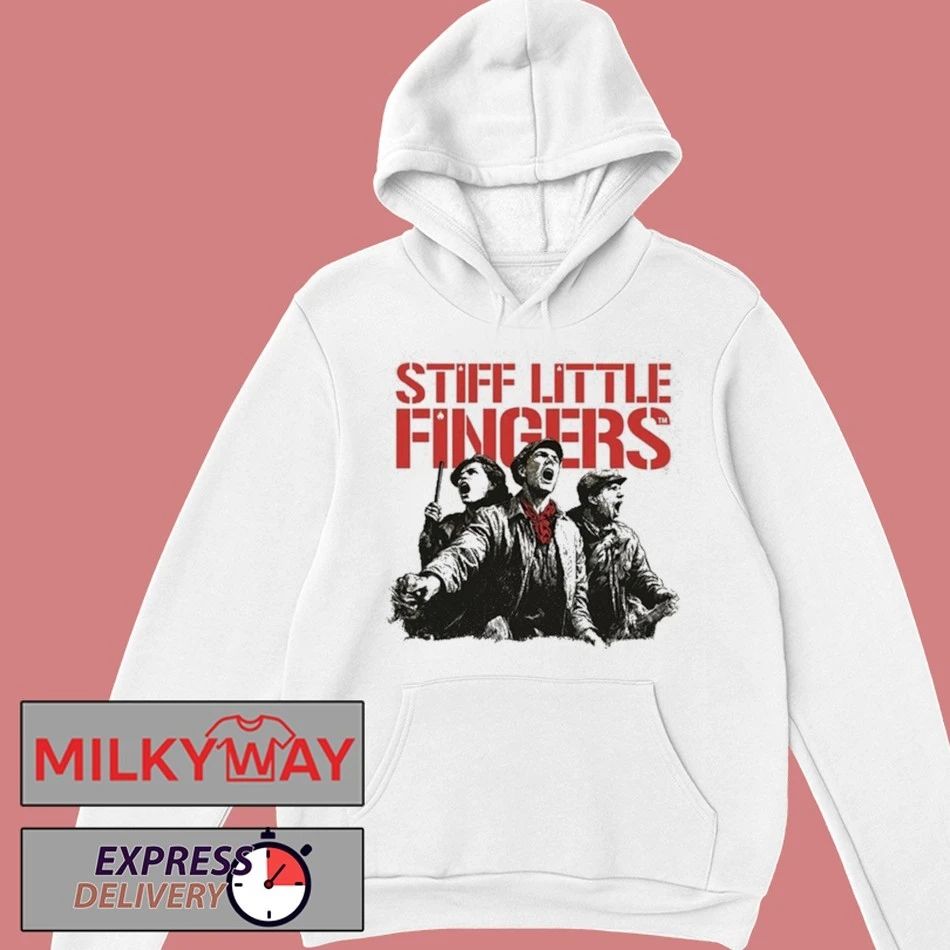 Stiff Little Fingers Raise Your Voice Ecru Tour T-Shirt